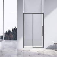 Душевая дверь Vincea Slim-N 140 VDS-4SN140CLGM профиль Вороненая сталь стекло прозрачное