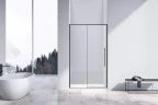 Душевая дверь Vincea Slim-N 140 VDS-4SN140CLGM профиль Вороненая сталь стекло прозрачное