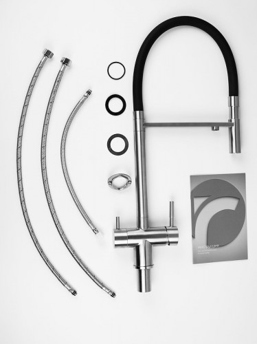 Смеситель для кухни Knotlor Infinity SS-16 цвет Матовая сталь