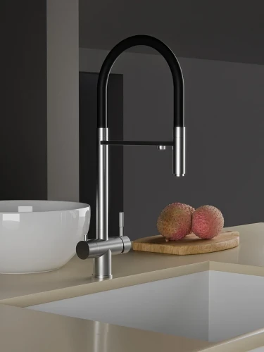 Смеситель для кухни Knotlor Infinity SS-16 цвет Матовая сталь