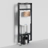 Инсталляция WasserKRAFT Dinkel 58TLT.010.ME.RG02 для унитаза с клавишей смыва цвет Розовое золото