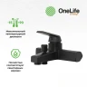 Комплект смесителей Orange OneLife P02-311b Черный нержавеющая сталь