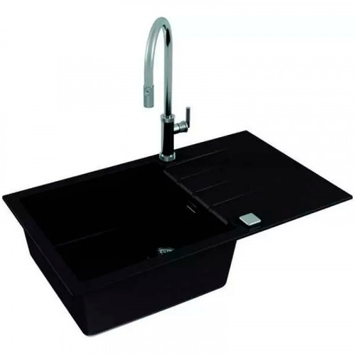 Кухонная мойка Alveus Granital Cadit 40 Carbon G91 860x500 1132031 Угольная искусственный камень (литьевой мрамор) встраиваемый