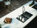 Кухонная мойка Alveus Granital Cadit 40 Carbon G91 860x500 1132031 Угольная искусственный камень (литьевой мрамор) встраиваемый