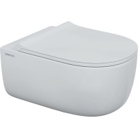 Комплект унитаза Berges Ego XL с инсталляцией Novum 043323 с сиденьем Микролифт и Белой клавишей смыва фарфор подвесной