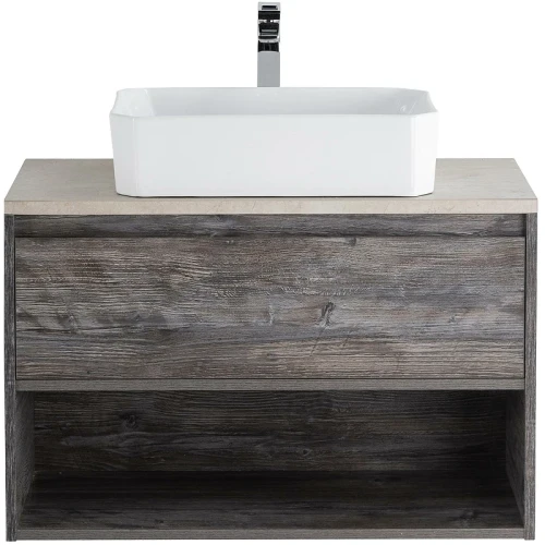 Тумба под раковину BelBagno Kraft 80 KRAFT-800-1C-SO-PP подвесная Pino Pasadena МДФ / ЛДСП