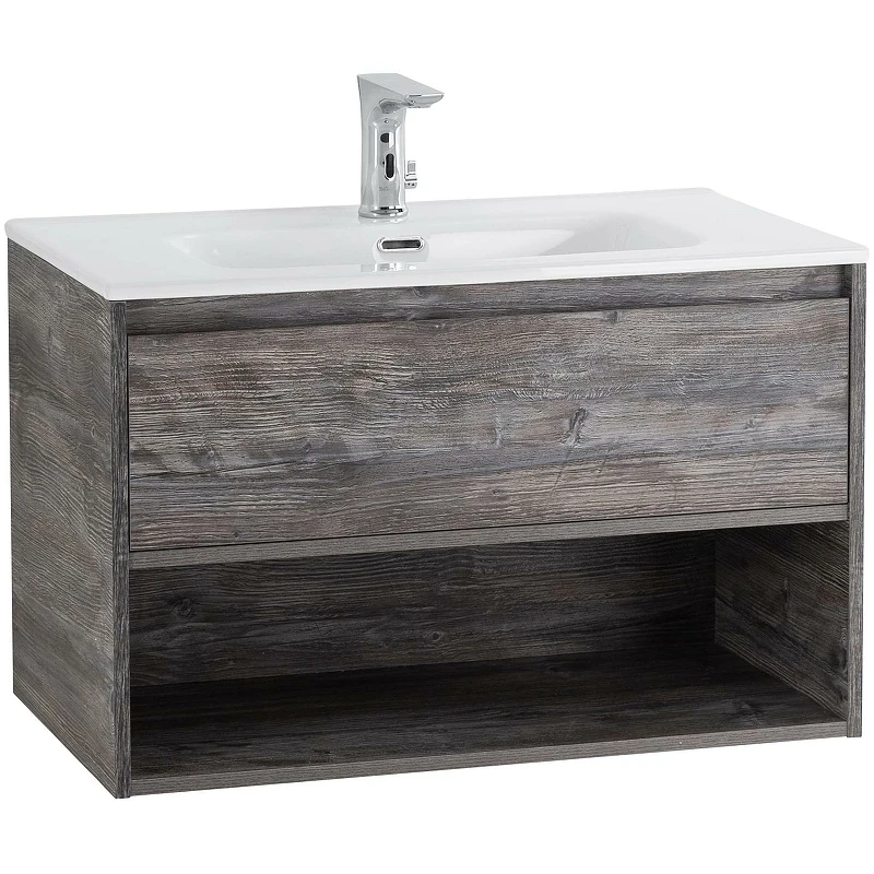 Тумба под раковину BelBagno Kraft 80 KRAFT-800-1C-SO-PP подвесная Pino Pasadena МДФ / ЛДСП