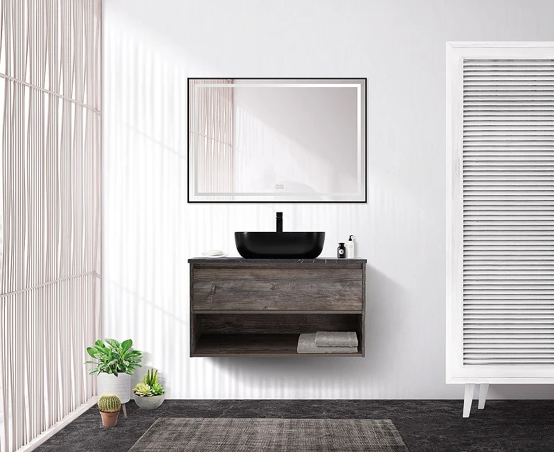 Тумба под раковину BelBagno Kraft 80 KRAFT-800-1C-SO-PP подвесная Pino Pasadena МДФ / ЛДСП