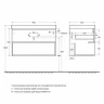 Тумба под раковину BelBagno Kraft 80 KRAFT-800-1C-SO-PP подвесная Pino Pasadena МДФ / ЛДСП