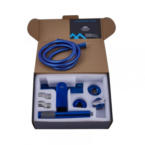 Смеситель для ванны Fashun A3283-33 цвет Голубой сапфир