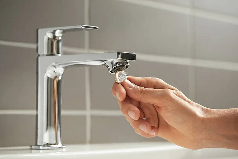 Смеситель для раковины Hansgrohe Rebris E 72557000 Хром латунь