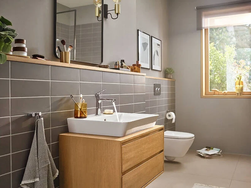 Смеситель для раковины Hansgrohe Rebris E 72557000 Хром латунь