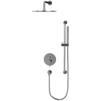 Душевая система Whitecross Y brushed nickel YSET05NIB Брашированный никель латунь встраиваемый