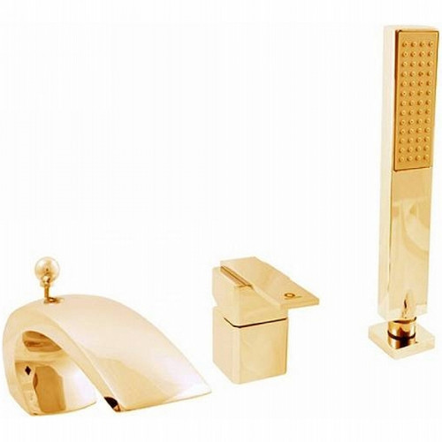 Смеситель на борт ванны Rav Slezak Loira LR572.5SZ Золото латунь