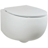 Унитаз AeT Dot 2.0 S555T0R0V6101 подвесной Белый матовый без сиденья фарфор подвесной