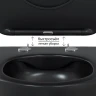 Унитаз Berges Ventas Black Rimless 082136 подвесной Черный с сиденьем Микролифт фарфор подвесной