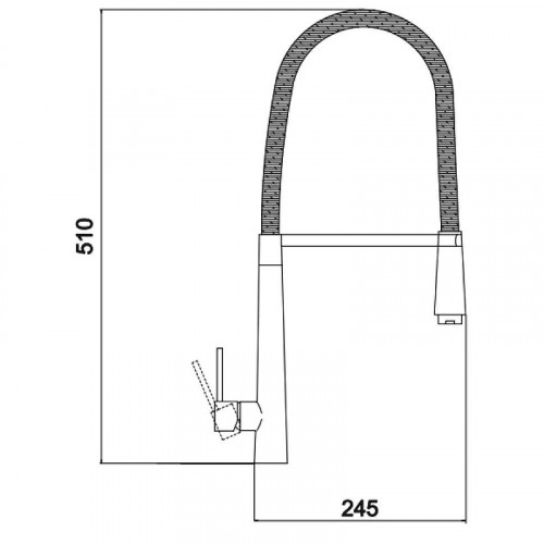 Смеситель для кухни Savol S-SUS6014 цвет Сатин