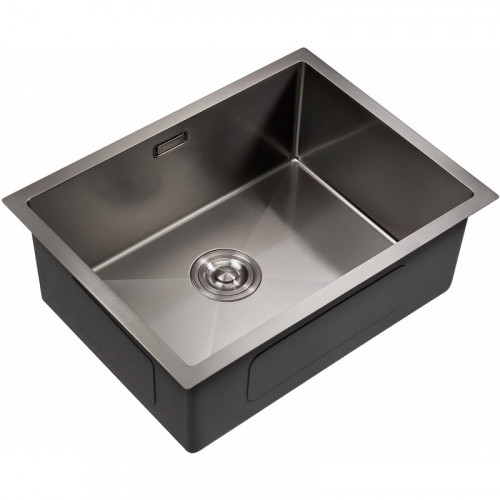 Кухонная мойка Milacio Denia 58 MC.77459 Вороненая сталь нержавеющая сталь встраиваемая сверху, встраиваемая снизу