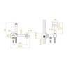 Гигиенический душ со смесителем RGW Shower Panels 581408216-01 цвет Хром
