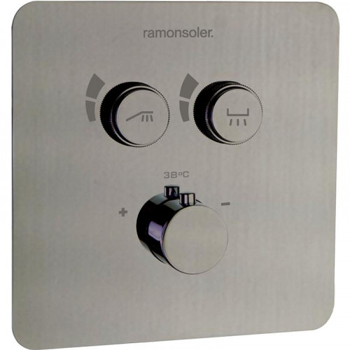 Смеситель для душа Ramonsoler RS Smart 85T201SNC с термостатом Никель брашированный
