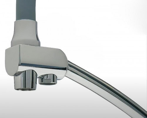 Смеситель для кухни Lemark Comfort LM3071C-Gray Хром Серый