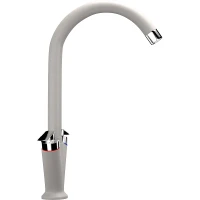 Смеситель для кухни Ulgran Classic U-011-331 Белый латунь