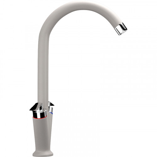 Смеситель для кухни Ulgran Classic U-011-331 Белый латунь