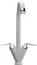 Смеситель для кухни Ulgran Classic U-011-331 Белый латунь