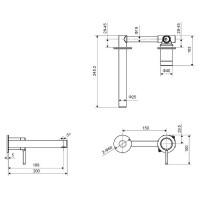 Смеситель для раковины Excellent Pi Arex AREX.1214WH Белый матовый