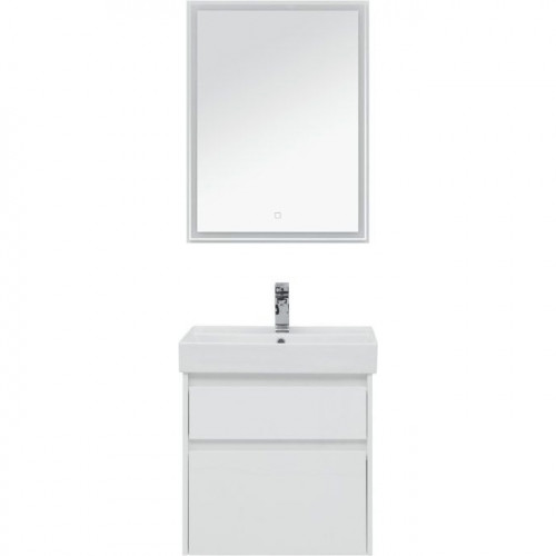 Комплект мебели для ванной Aquanet Nova Lite 60 242921 подвесной Белый МДФ / ЛДСП