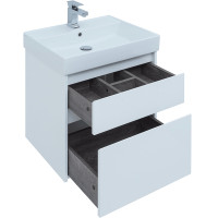 Комплект мебели для ванной Aquanet Nova Lite 60 242921 подвесной Белый МДФ / ЛДСП
