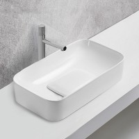 Раковина-чаша Vincea 71 VBS-50470 Белая фарфор накладная