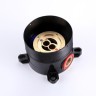 Смеситель для ванны Abber Wasserfall AF8615B Черный матовый латунь на пол