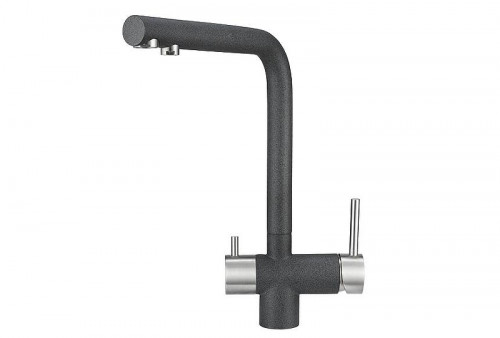 Смеситель для кухни Granula 2305 цвет Графит