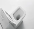 Унитаз компакт CeramaLux TR2170 с бачком и сиденьем Микролифт фаянс напольный