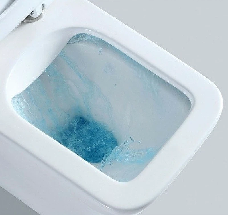 Унитаз компакт CeramaLux TR2170 с бачком и сиденьем Микролифт фаянс напольный