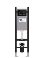 Инсталляция WeltWasser WW Amberg 350 BL 10000012280 с клавишей смыва цвет Черный