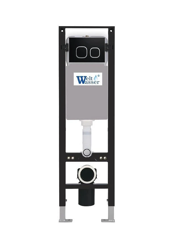 Инсталляция WeltWasser WW Amberg 350 BL 10000012280 с клавишей смыва цвет Черный