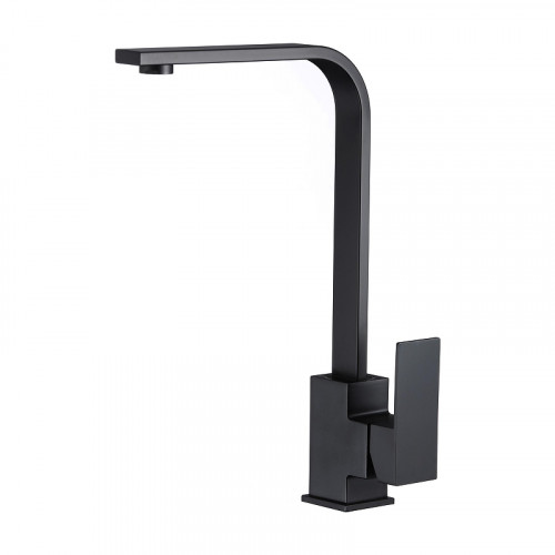 Смеситель для кухни D-Lin H155324-A цвет  Черный матовый
