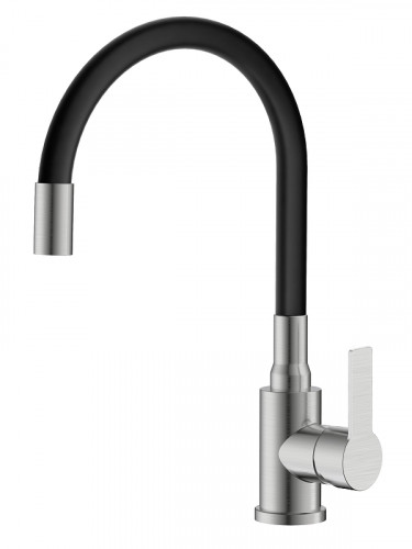 Смеситель для кухни Agger Easy A3100522 цвет Сатин матовый Черный