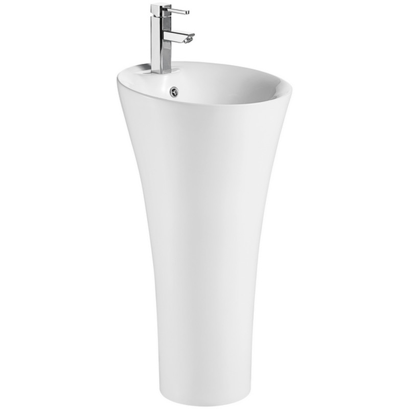 Раковина Ceruttispa Adelina 45 CT7274 Белый фаянс напольный