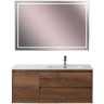 Тумба с раковиной BelBagno Kraft 120 R KRAFT-1200-2C-1A-SO-RT-R+120 R BB1200ETL-R подвесная цвет Rovere Tabacco