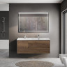 Тумба с раковиной BelBagno Kraft 120 R KRAFT-1200-2C-1A-SO-RT-R+120 R BB1200ETL-R подвесная цвет Rovere Tabacco