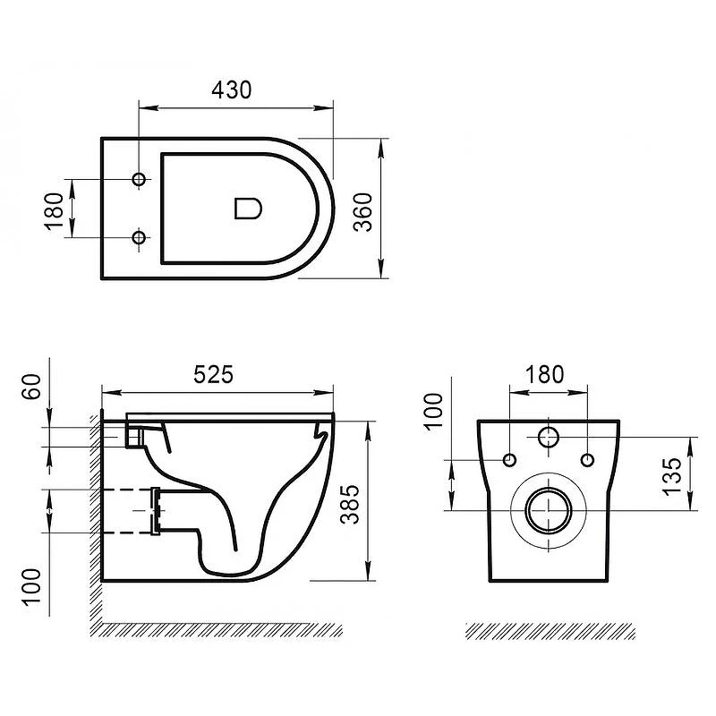 Комплект унитаза с инсталляцией BelBagno Onda BB066CHR/BB870SC/BB002-80/BB014-SR-BIANCO с сиденьем Микролифт и Белой клавишей смыва фаянс подвесной