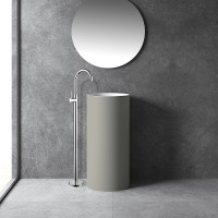 Смеситель для раковины Abber Wasser Kreis AF8141 Хром латунь на пол