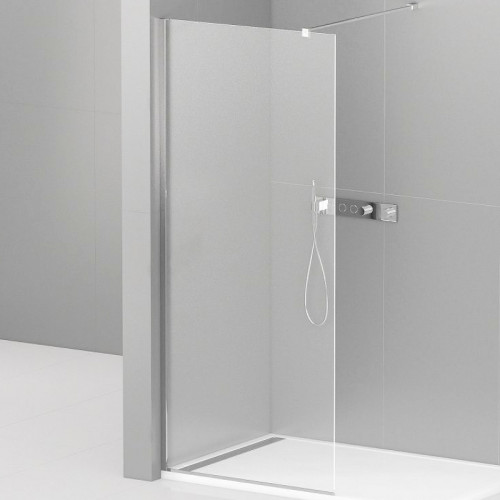 Душевая перегородка Cezares Liberta 85 LIBERTA-L-1-85-120-C-Cr профиль Хром стекло прозрачное