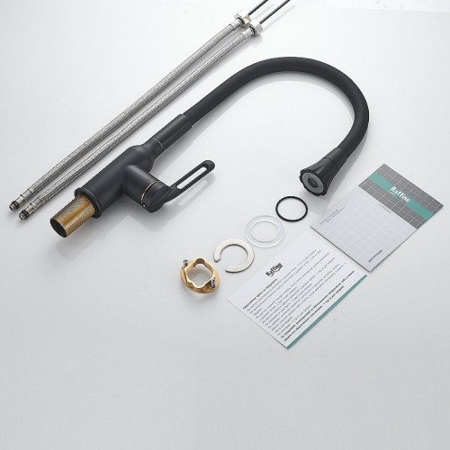 Смеситель для кухни Raffine F303H-3 цвет Черный