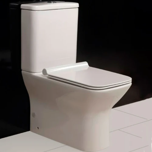 Унитаз компакт BelBagno Romano BB248CPR-P без бачка и сиденья фаянс напольный