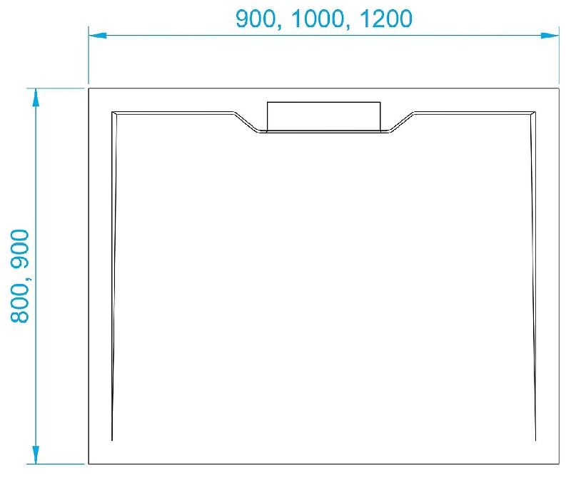 Душевой поддон из искусственного камня RGW STE MW 120x80 52342812-15 Белый мрамор