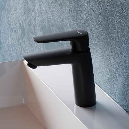 Смеситель для раковины Dorff Prime New D40102122 Черный матовый латунь